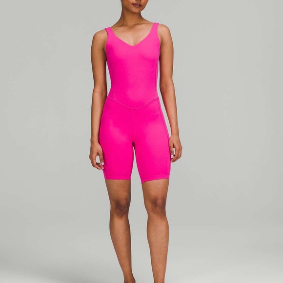Align Onesie 8” Sonic Pink size 2 NWOT - Picture 1 of 11